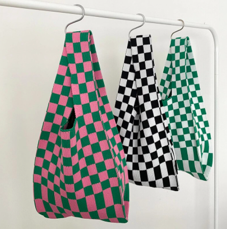 Load image into Gallery viewer, Checkered Tote