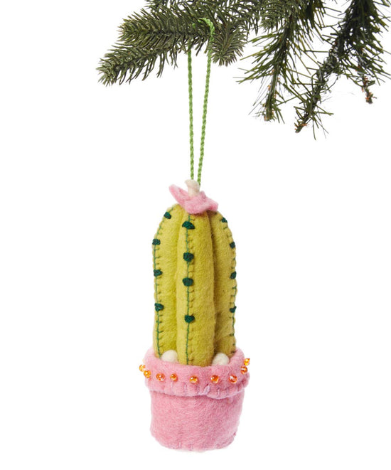 Load image into Gallery viewer, Cactus Felt Ornament