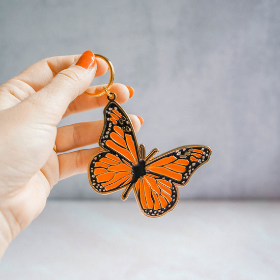 Load image into Gallery viewer, Monarch Keychain