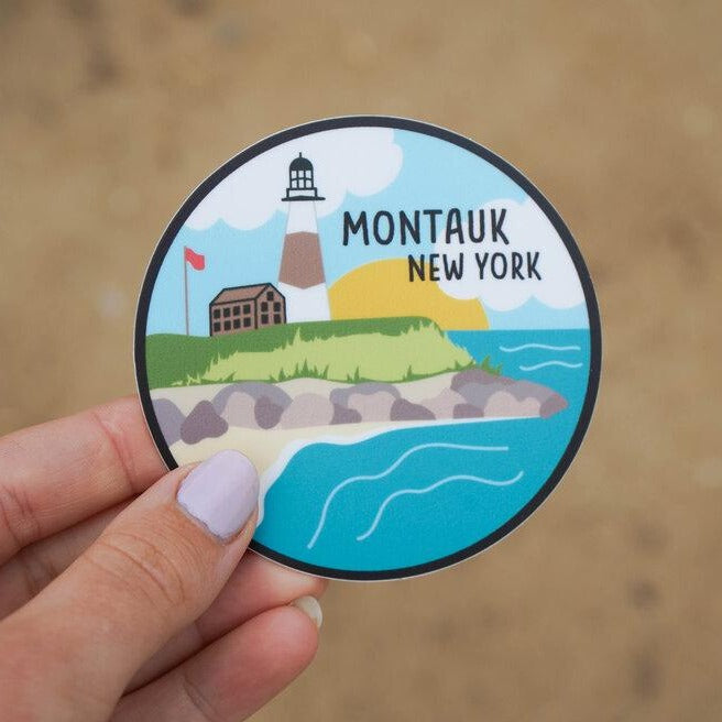 Montauk Travel Sticker