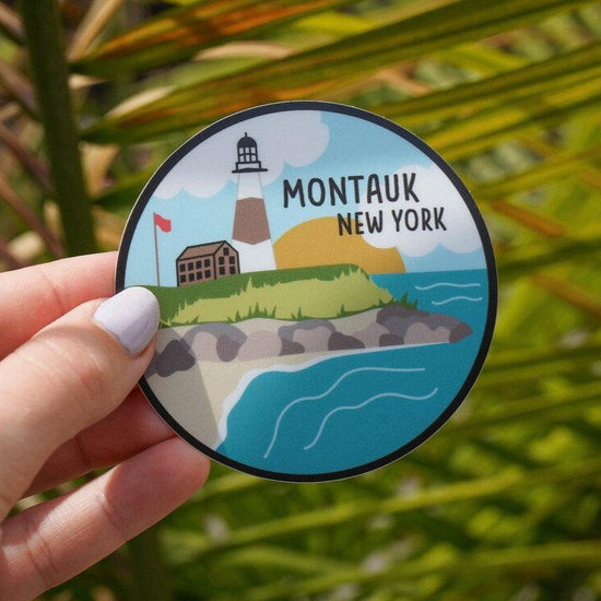 Montauk Travel Sticker