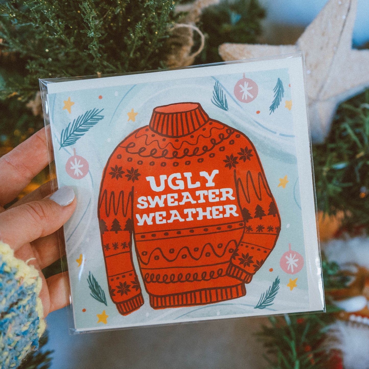 Ugly Sweater Weather Holiday Card