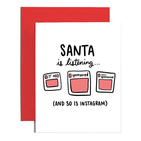 Santa is Listening...Card
