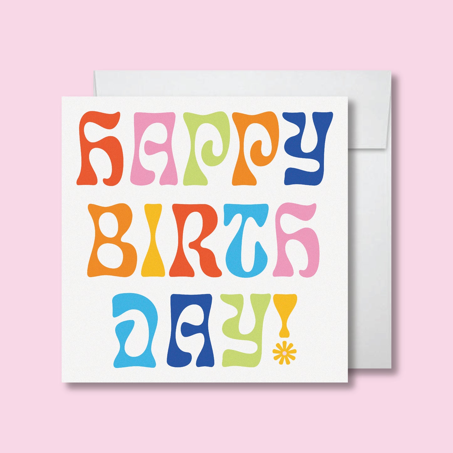 Colorful Happy Birthday Card