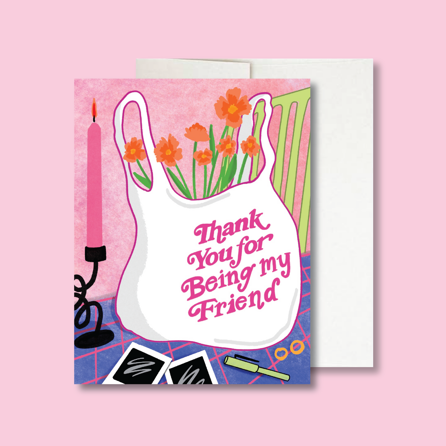 Thank You Card for Friend, Best Friend Thank You Card, Thank You